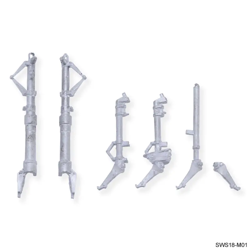 Prix Réduit Zoukei Mura SWS18-M01 Messerschmitt Bf-109 G-4 / G-6 / G-14 - Late Version Metal Struts (for Zoukei Mura Kits)