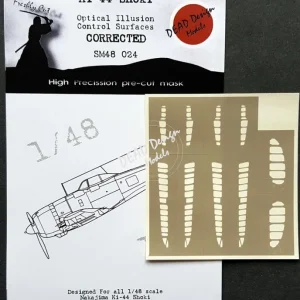 DEAD Design Models SM48024 Ki-44 Shoki Control Surfaces Must-Have