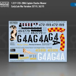 Offre Du Jour Kits World 132003 North-American P-51D Mustang 357th FG (‘Passion Wagon‘)