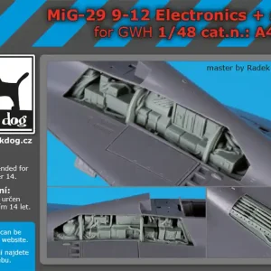 Prix Choc Black Dog A48179 Mig-29 9-12 Electronics And Spine For GWH