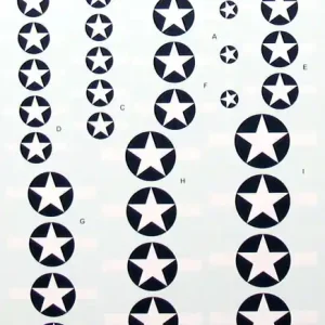 Techmod 72417 U.S.National Insignia 1943-1945 Retour Gratuit