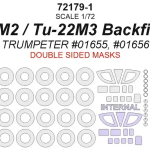 Meilleur Prix KV Models 72179-1 Tu-22M2 Backfire B / Tu-22M3 Backfire C