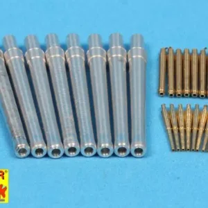 Aber 1-350L-064 Set of Barrels for H.M.S. Warspite battleship- 15 Mk.Ix 8, 6 Mk.XII x 8, 4 Mk.XVI x 8 Prix Bas