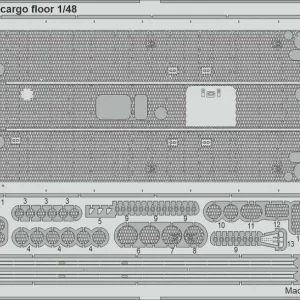 Eduard 481111 Mi-8MT cargo floor TRUMPETER Retour Gratuit