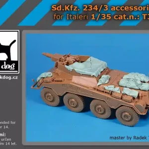 Affaire À Saisir Black Dog T35288 Sd.Kfz. 234/3 - Accessories Set (for Italeri Kits)