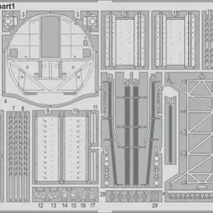Eduard 72630 B-17G bomb bay AIRFIX A08017 Meilleur Choix