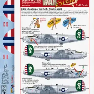 Bon Marché Kits World 148271 B-24 J Libertors of the WWII Pacific Theatre