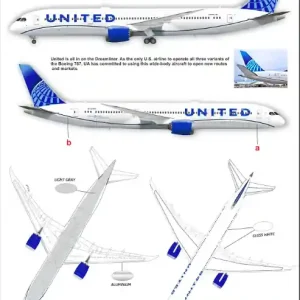 Offre Spéciale 8aDecs 7909-633-200 UNITED 787-9 2020 COLORS