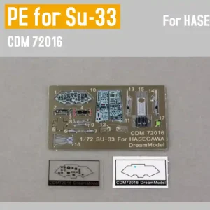 Jusqu'à Épuisement Des Stocks Dream Model CDM72016 Cockpit PE for SU-33 (HASEGAWA)