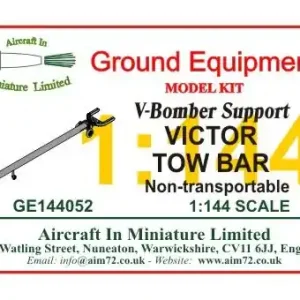 Prix Cassé Aircraft In Miniature Ltd GE144052 Handley Page Victor B.2/K.2 - Towbar (V-Bomber support series)