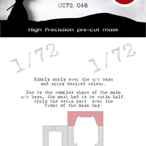 DEAD Design Models UC72046 F-111 Aardwark Undercarriage Bays Mask (For Hasegawa Kits) Must-Have