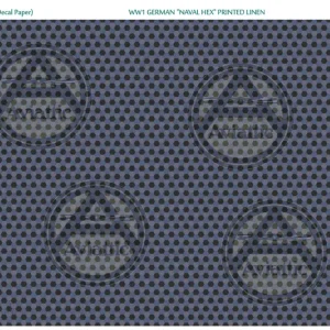Aviattic ATT48034 German WWI "Naval Hex" Printed Linen (Clear Decal Paper) Quantité Limitée