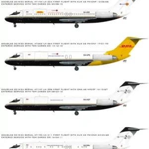 Prix Réduit 8aDecs 7909-482-144 Aeronaves Tsm Cargo DC-9-30