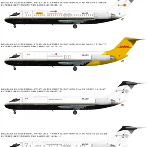 Prix Bas 8aDecs 7909-482-200 Aeronaves Tsm Cargo DC-9-30