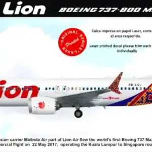Haute Qualité 8aDecs 7909-492-144 Lion Air 737-8 MAX