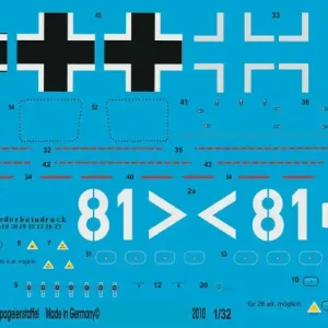 Dernier Modèle Peddinghaus-Decals 1178 FW 190-D11 Leut. Karl Heinz Hoffmann JV 44 Papageienstaffel
