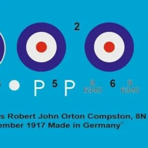 Retour Gratuit Peddinghaus-Decals 3841 Sopwith Camel RNAS Robert Orton Compston, 8N, Sopwith, Clerget 9B, St Eloi, France, September 1917