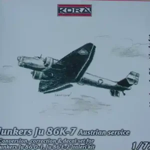 Prix Réduit Kora Models C7238 Junkers Ju 86K-7 Austria