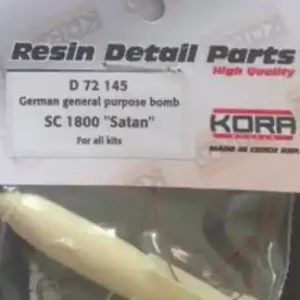 Retour Gratuit Kora Models D72145 German general purpose bomb SC 1800 „Satan“