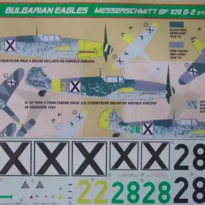 Expédition Rapide Kora Models Dec3207 Messerschmitt Bf 109G-2 Bulgarian service