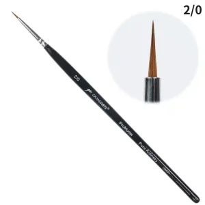 Meilleure Vente NEW! Madworks GM-0120 Madworks x Grandarts ProModel Pure Kolinsky Paint Brush - Pointed Brush 2/0
