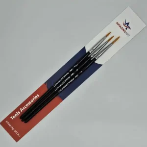 Amazing Art 40306 Set Of 3 Brushes 0, 1, 2/0 Paiement Sécurisé