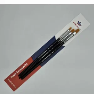 Meilleure Vente Amazing Art 40313 Set Of 3 Brushes 0, 1, 2/0