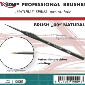 Mirage-Hobby 100004 Brush "00" NATURAL Offre Exclusive
