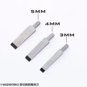 Madworks WD400 TS Wide Chisel 4mm (1 piece) Nouveauté