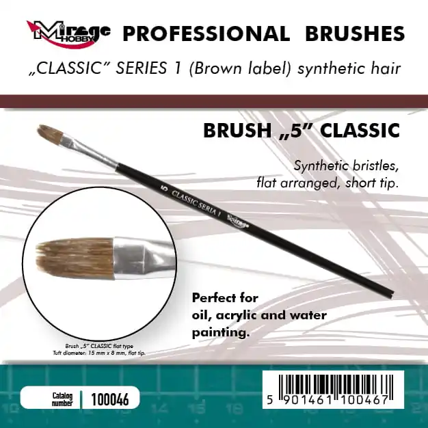 Mirage-Hobby 100046 Brush "5" Classic Series 1 (Brown label) Petit Prix
