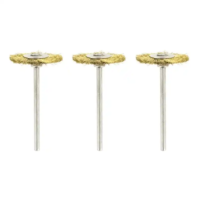 Shesto RBU2921-3 Rotacraft Brass Wheel Brushes (3 pcs) Offre Spéciale