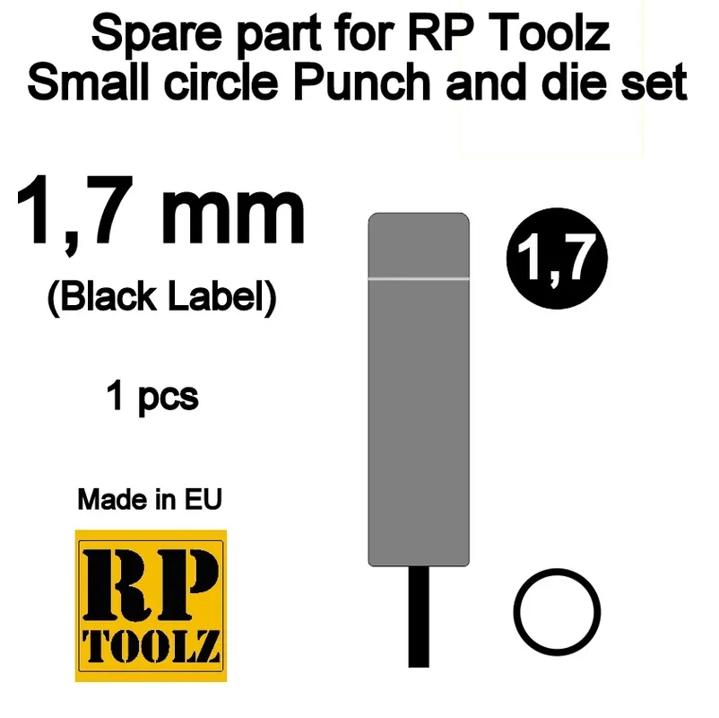 RP TOOLZ RP-PDBK17 Spare part for RP Toolz Small circle punch and die set 1,7 Produit De Marque