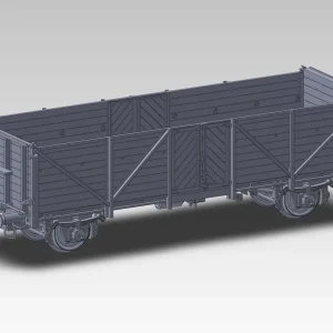 Exact-Train EX20142 Zestaw 3 wagonów towarowych odkrytych Klagenfurt Omm OPW (Holztür), Klagenfurt Omm (Holztür), Klagenfurt Omm OPW (Blechtür), DR, Ep. III Réduction